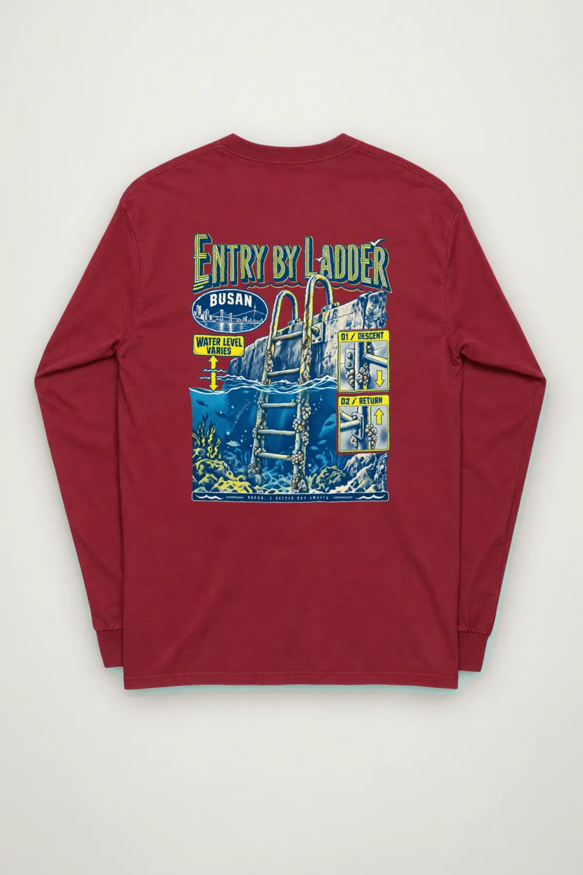 "Entry by Ladder Busan" Unisex Longsleeve T-shirt