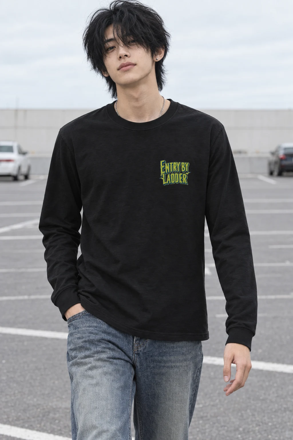 "Entry by Ladder Busan" Unisex Longsleeve T-shirt