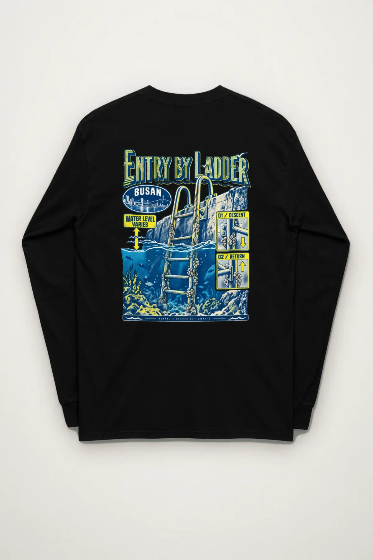 "Entry by Ladder Busan" Unisex Longsleeve T-shirt