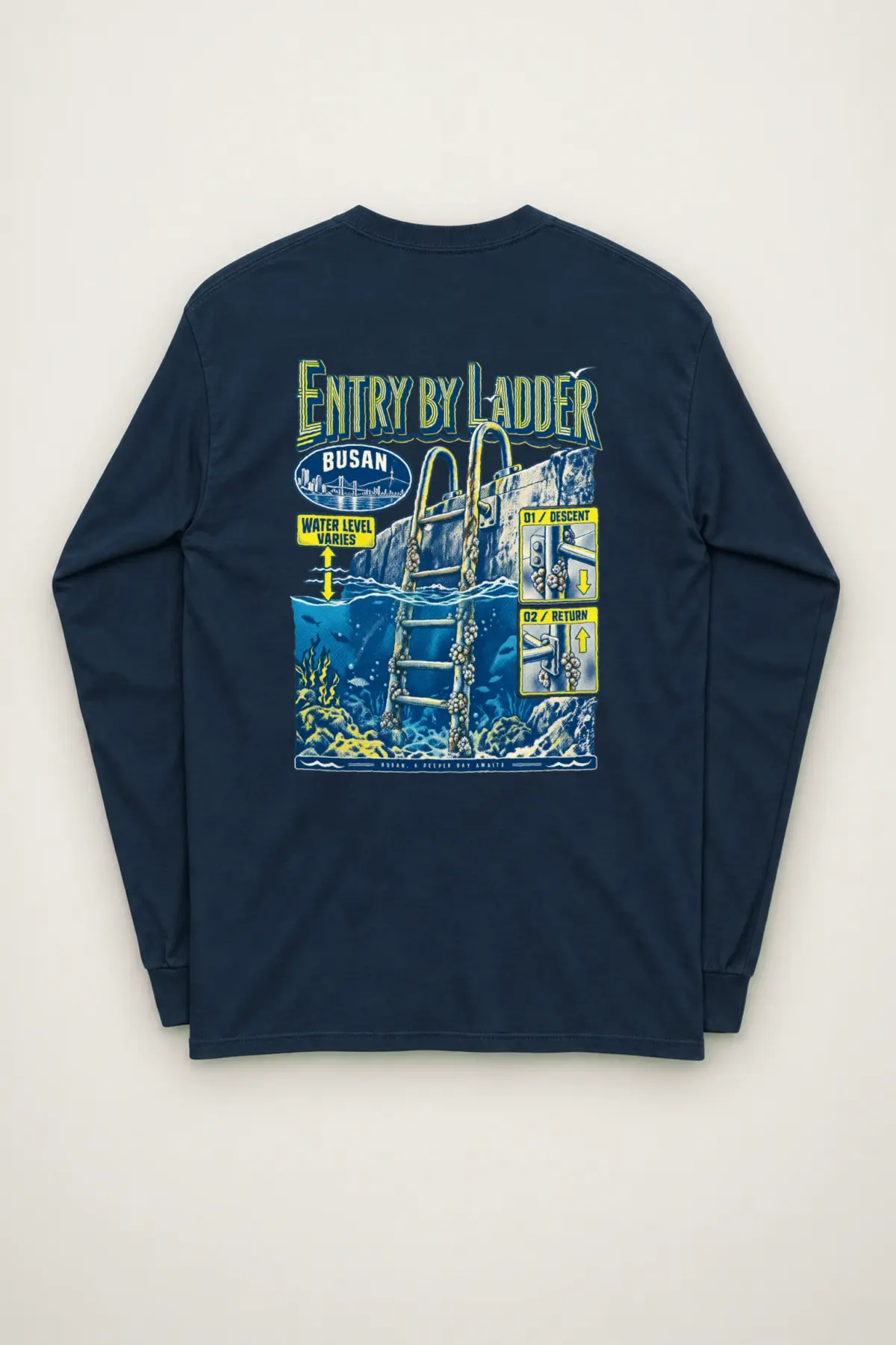 "Entry by Ladder Busan" Unisex Longsleeve T-shirt