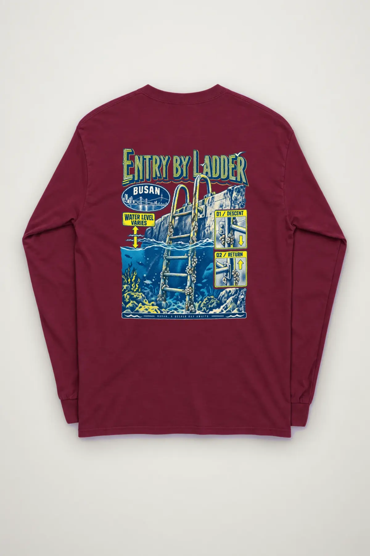 "Entry by Ladder Busan" Unisex Longsleeve T-shirt