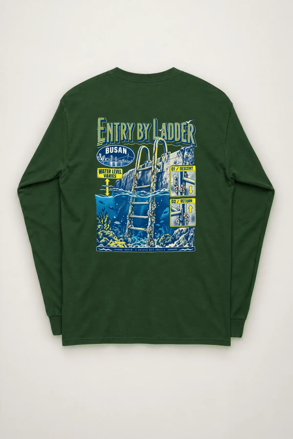 "Entry by Ladder Busan" Unisex Longsleeve T-shirt