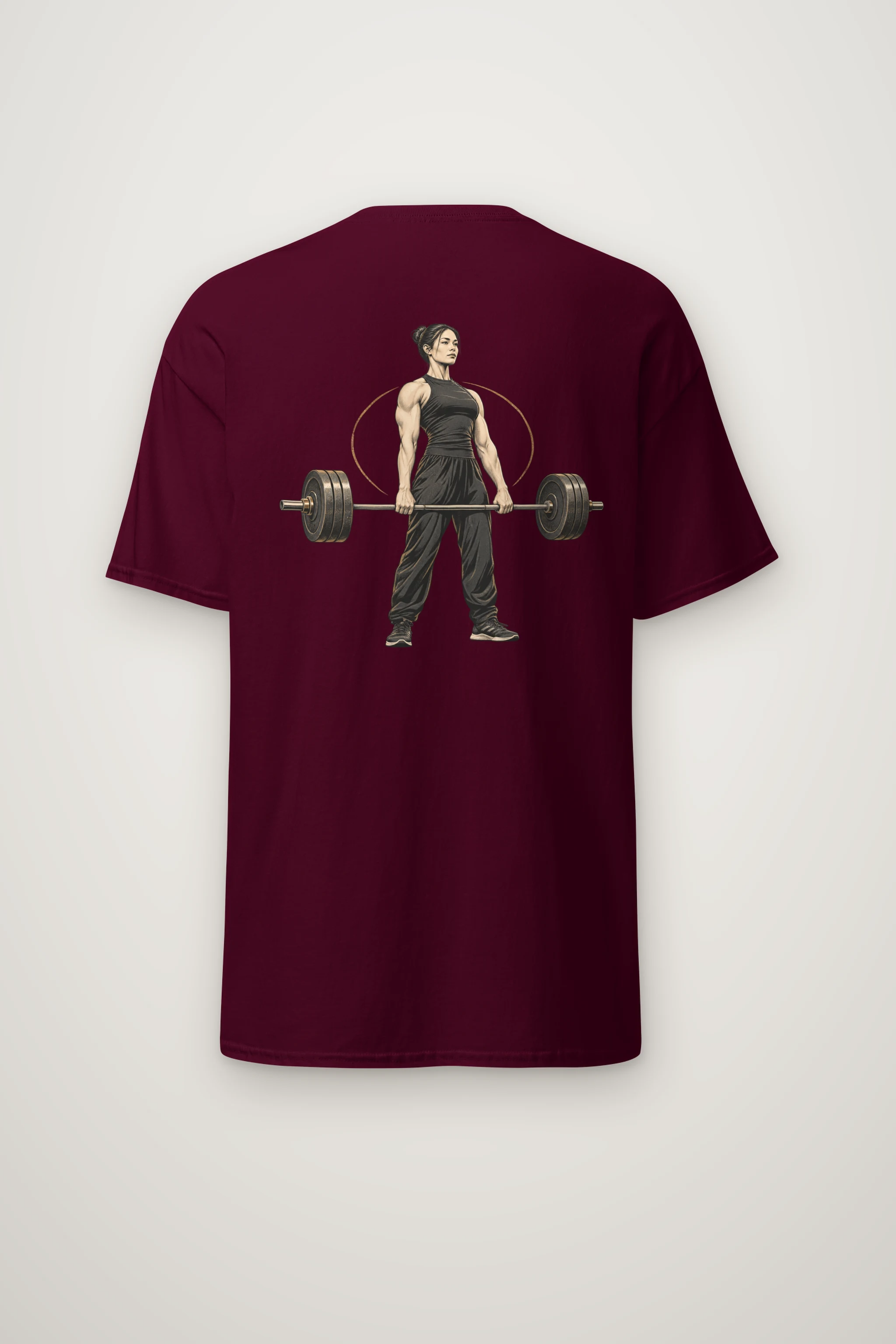 "Equilibrium Deadlift" Heavyweight Unisex Crewneck T-shirt
