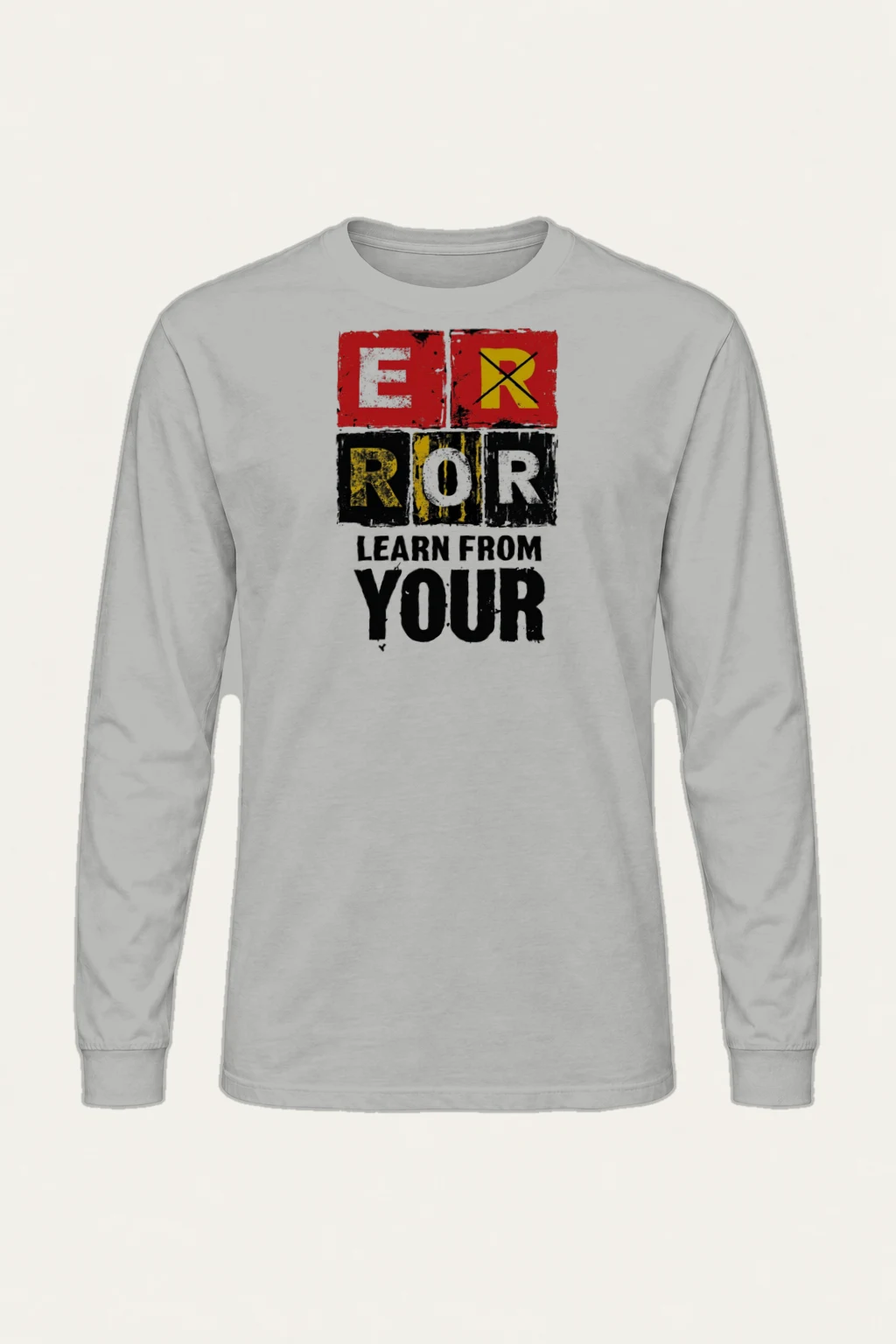 "Error Learn Forward" Unisex Longsleeve T-shirt | Gildan 2400