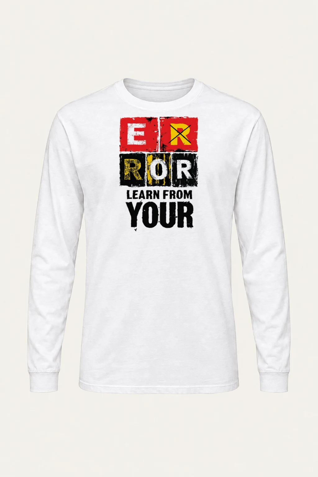"Error Learn Forward" Unisex Longsleeve T-shirt | Gildan 2400