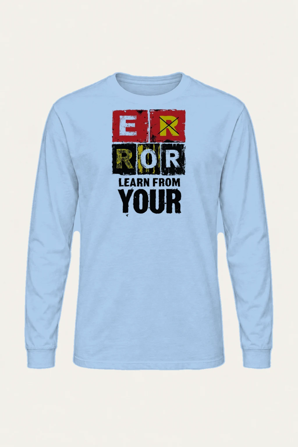 "Error Learn Forward" Unisex Longsleeve T-shirt | Gildan 2400