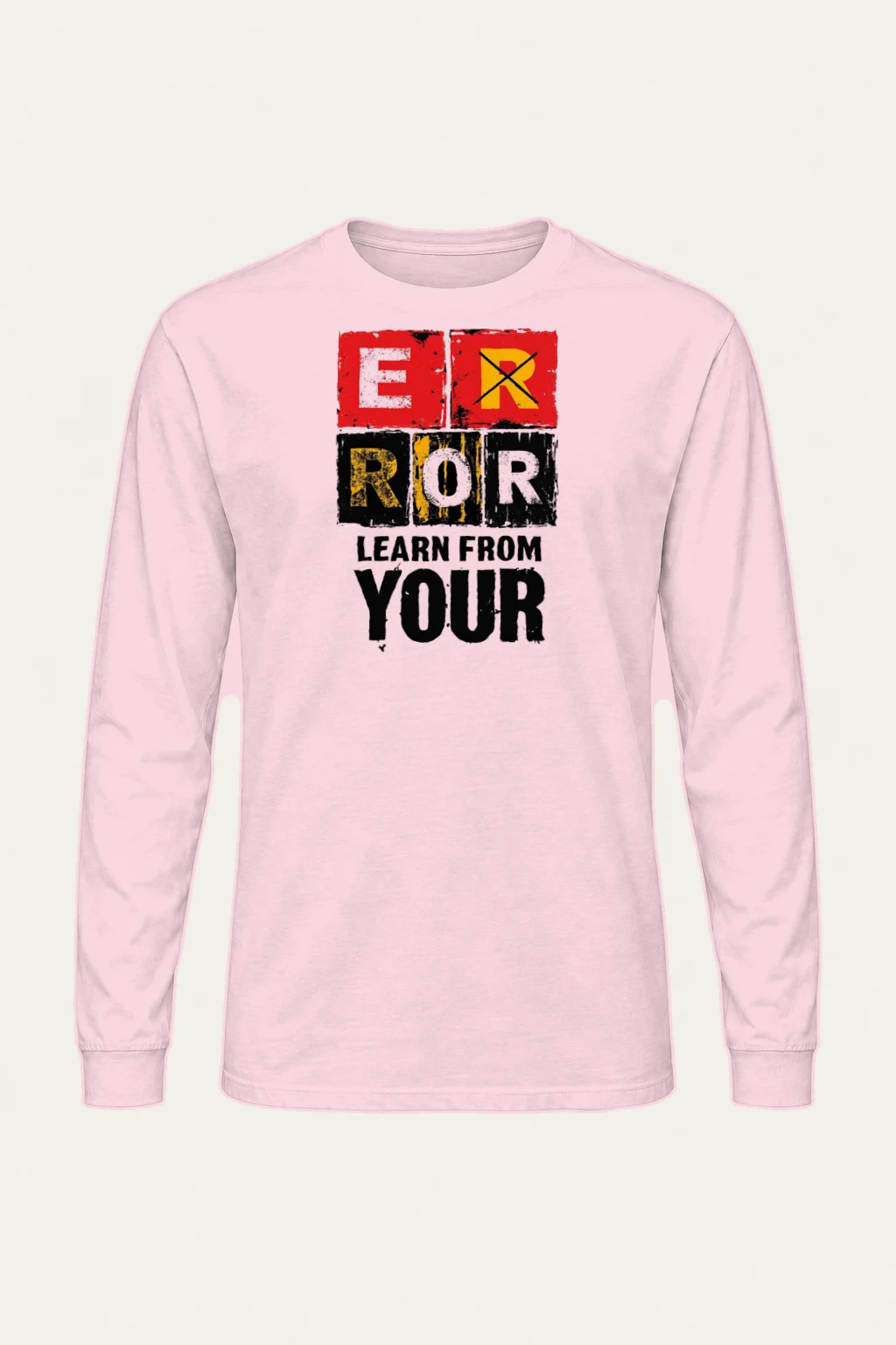 "Error Learn Forward" Unisex Longsleeve T-shirt | Gildan 2400