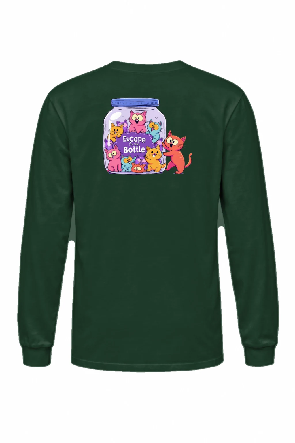 "Escape For The Bottle" Unisex Longsleeve T-shirt | Gildan 2400