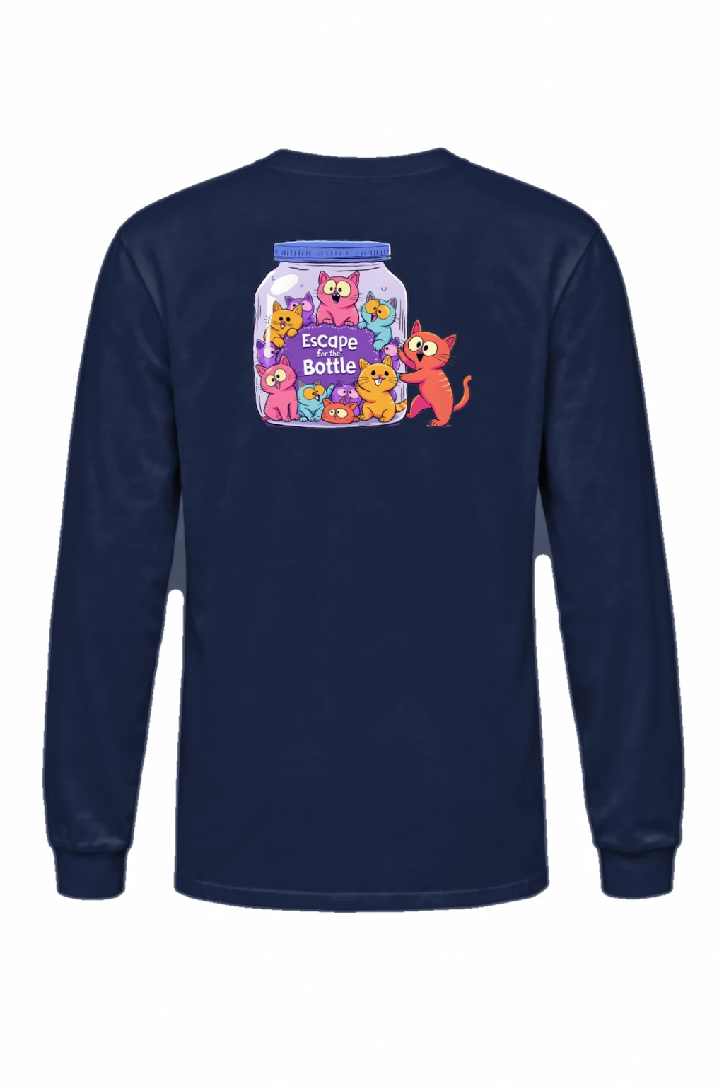 "Escape For The Bottle" Unisex Longsleeve T-shirt | Gildan 2400