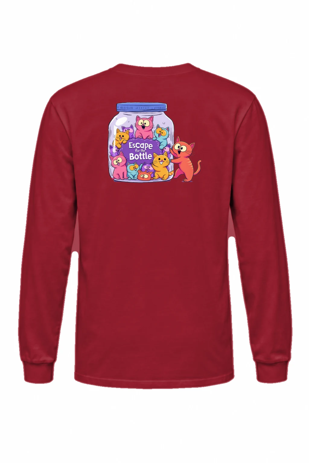 "Escape For The Bottle" Unisex Longsleeve T-shirt | Gildan 2400