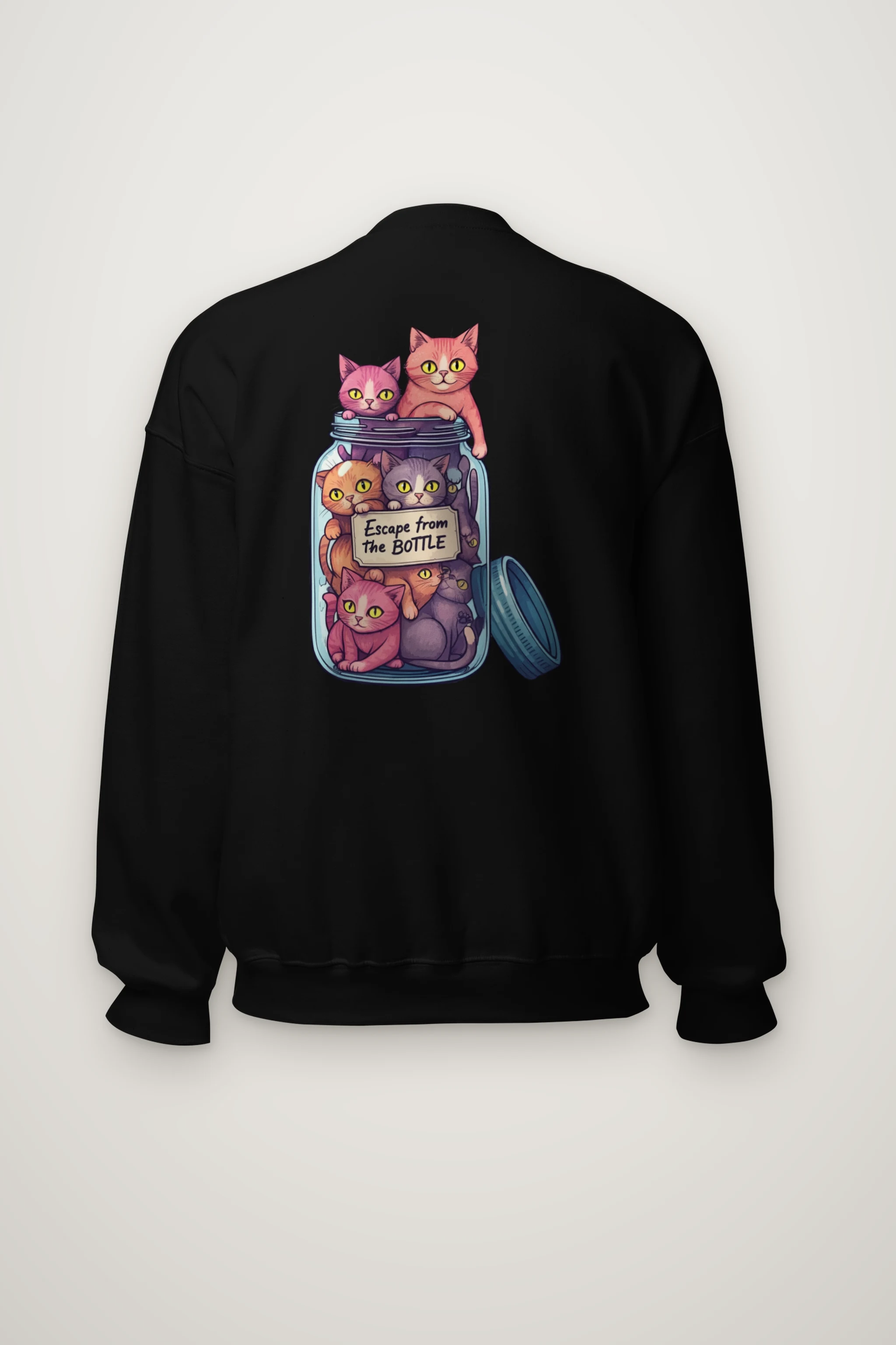 "Escape From The Bottle" Heavy Blend Unisex Crewneck Sweatshirt