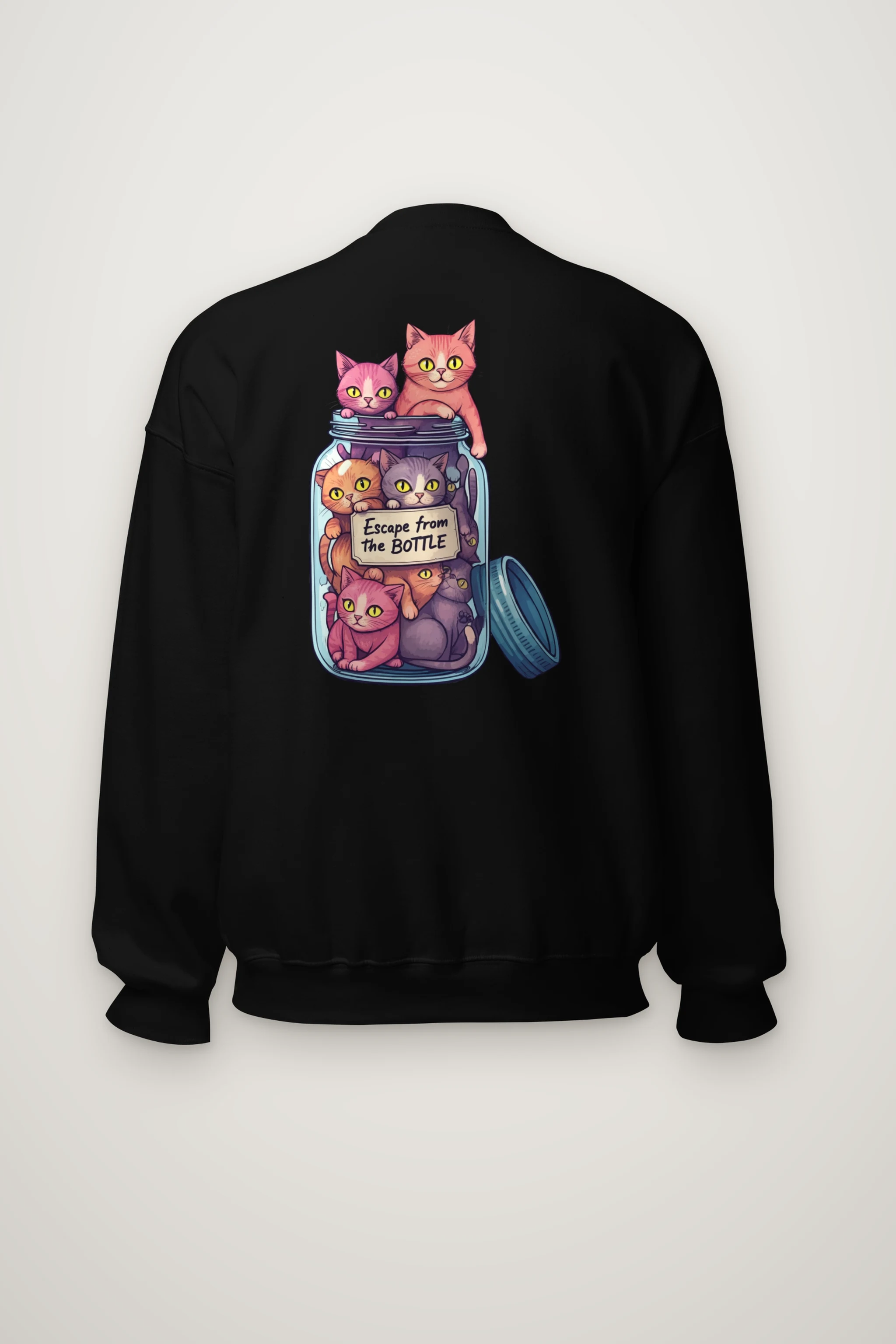 "Escape From The Bottle" Heavy Blend Unisex Crewneck Sweatshirt