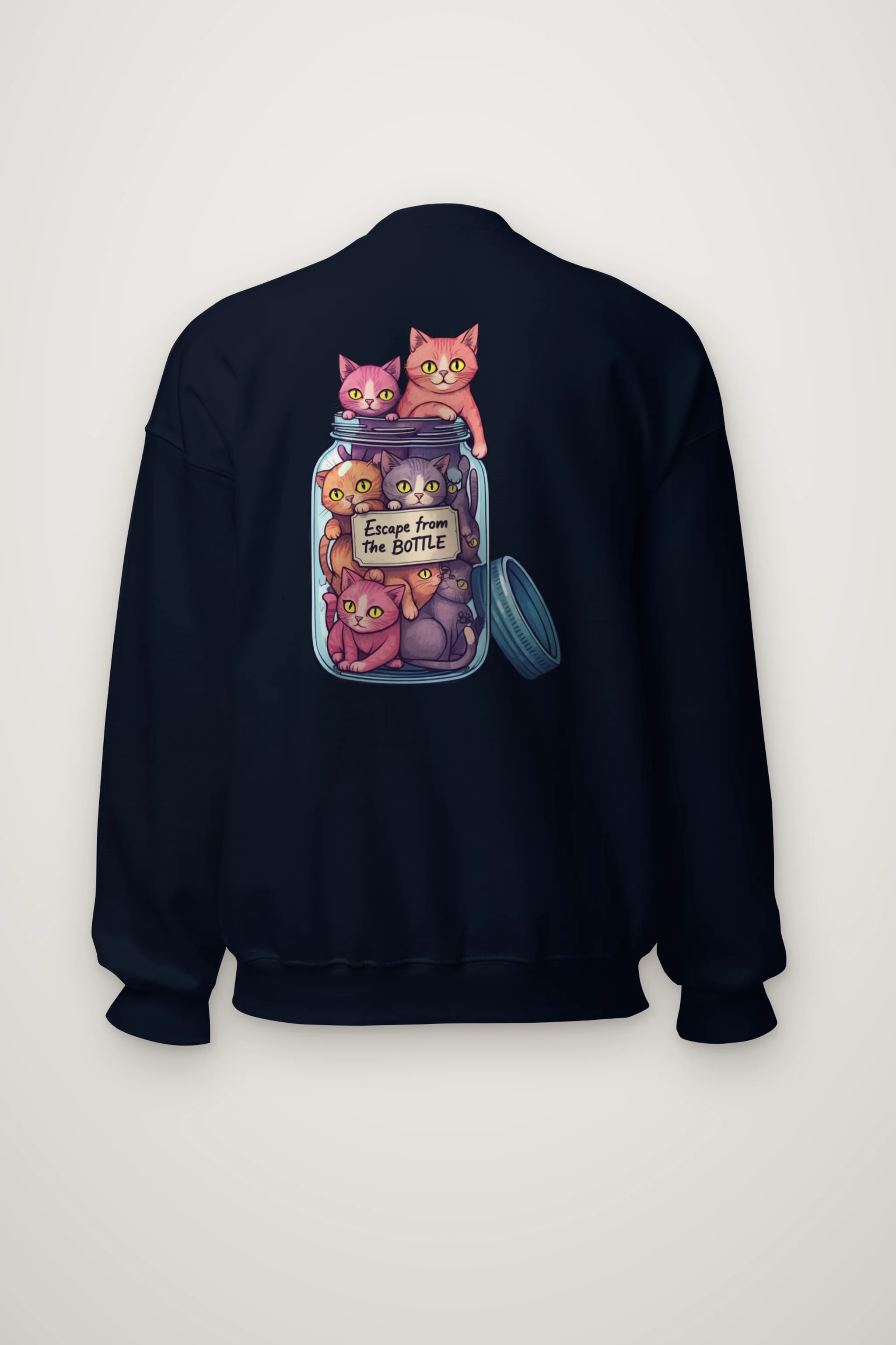 "Escape From The Bottle" Heavy Blend Unisex Crewneck Sweatshirt