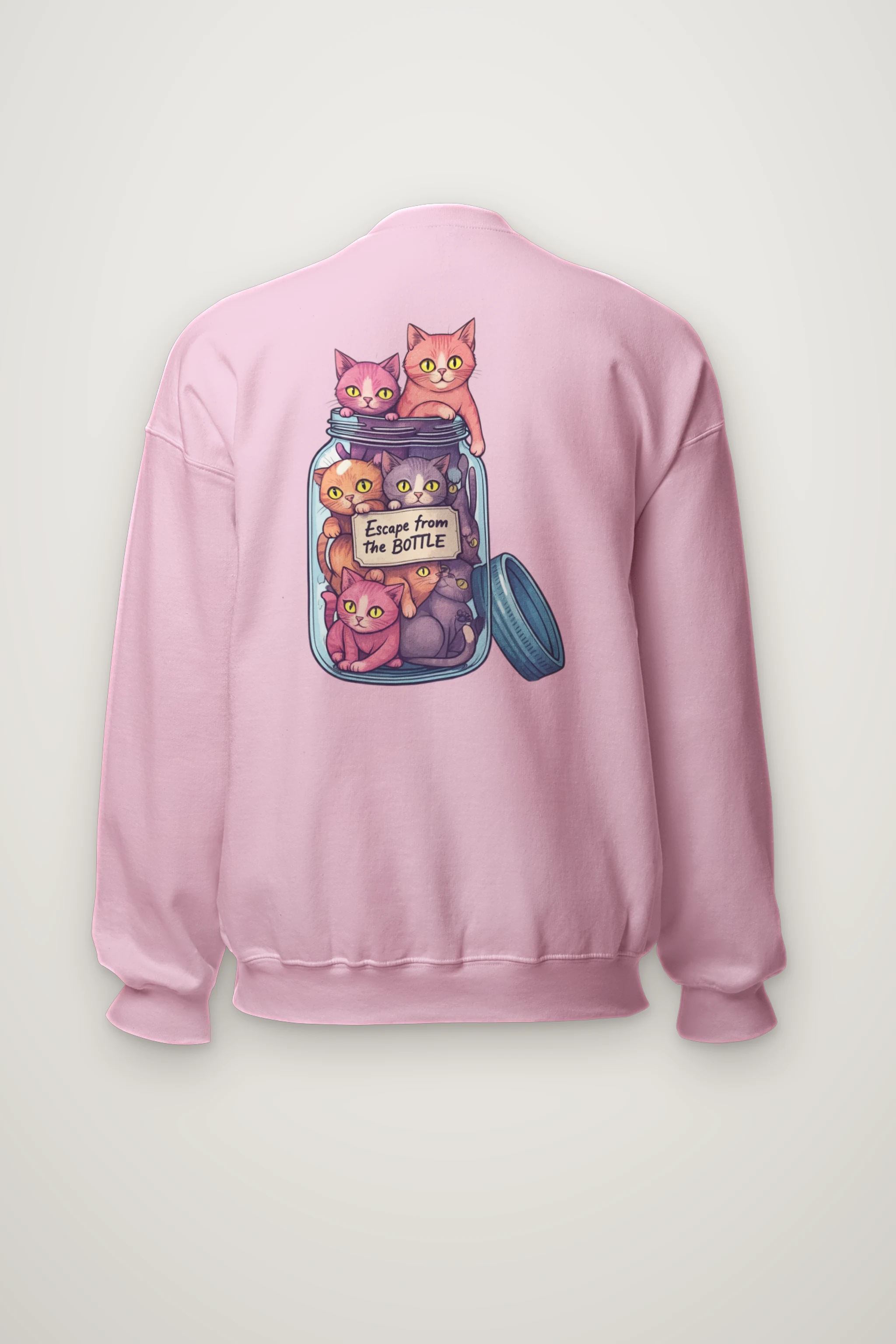 "Escape From The Bottle" Heavy Blend Unisex Crewneck Sweatshirt