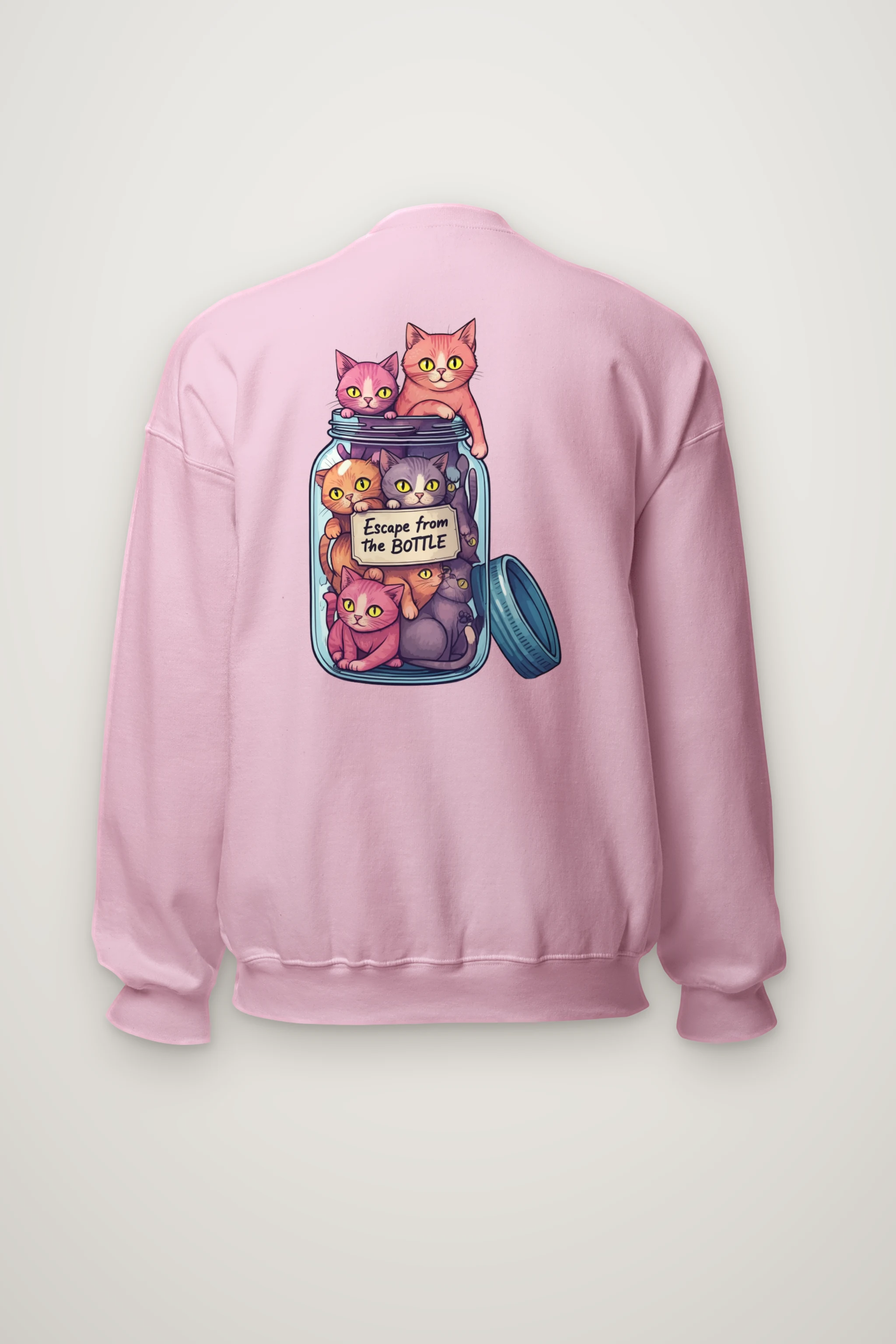 "Escape From The Bottle" Heavy Blend Unisex Crewneck Sweatshirt