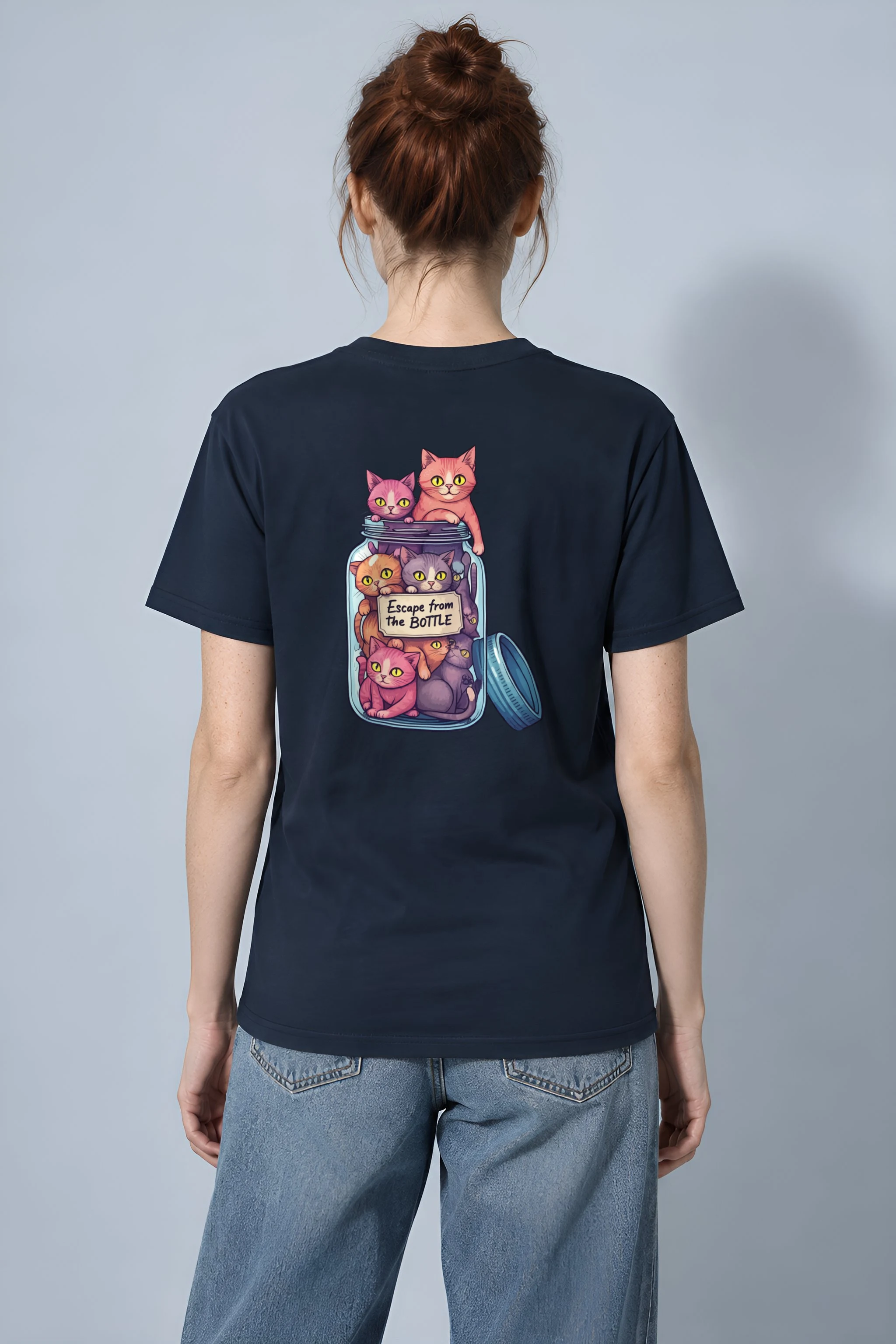 "Escape From The Bottle" Heavyweight Unisex Crewneck T-shirt