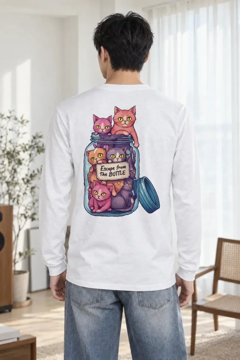 "Escape From The Bottle" Unisex Longsleeve T-shirt
