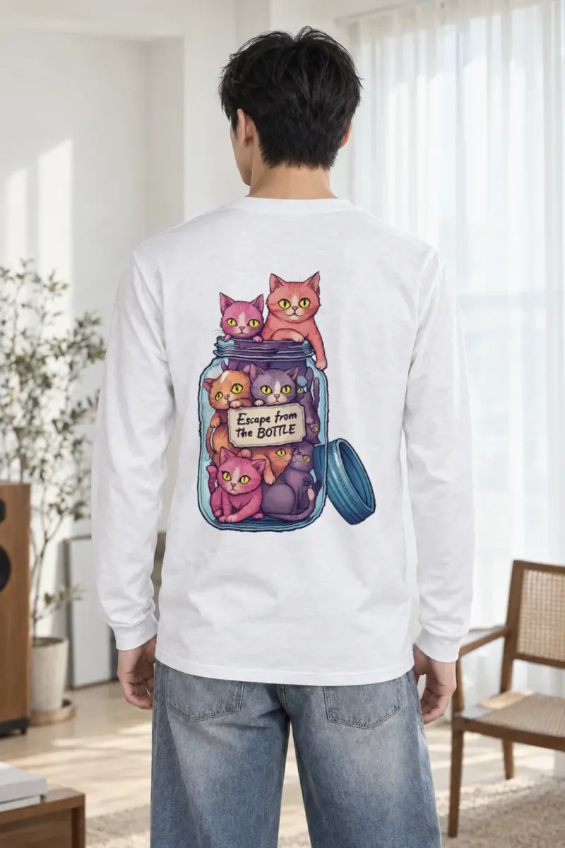 "Escape From The Bottle" Unisex Longsleeve T-shirt