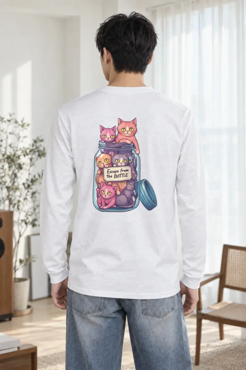 "Escape From The Bottle" Unisex Longsleeve T-shirt