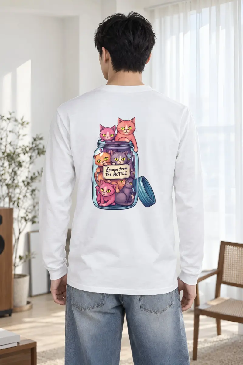 "Escape From The Bottle" Unisex Longsleeve T-shirt