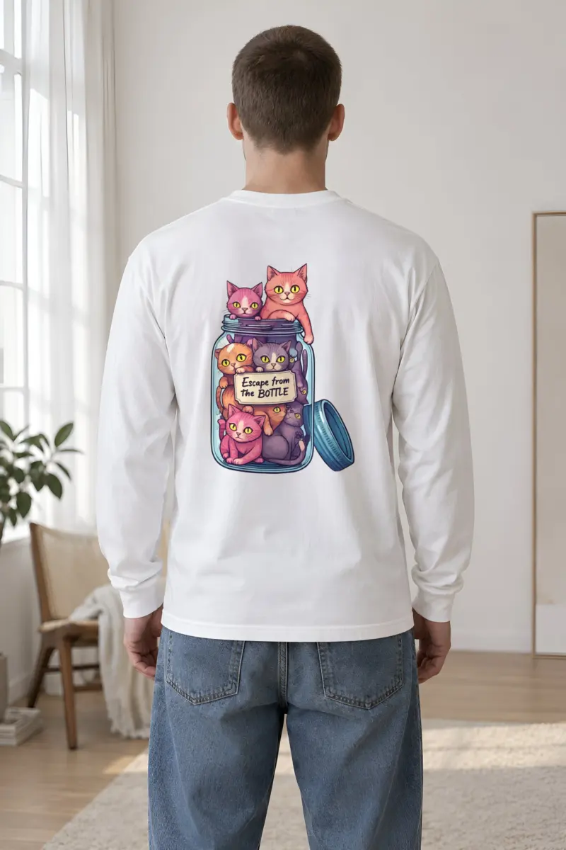 "Escape From The Bottle" Unisex Longsleeve T-shirt