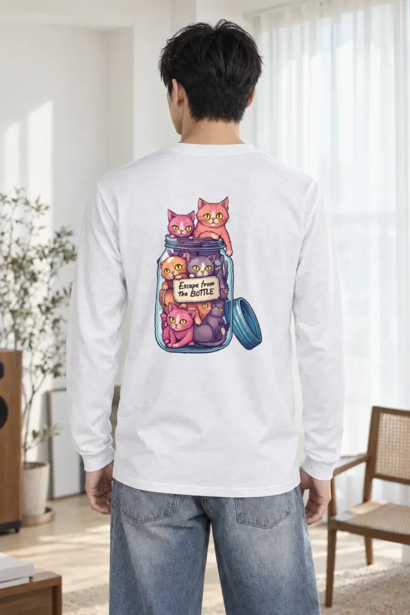 "Escape From The Bottle" Unisex Longsleeve T-shirt