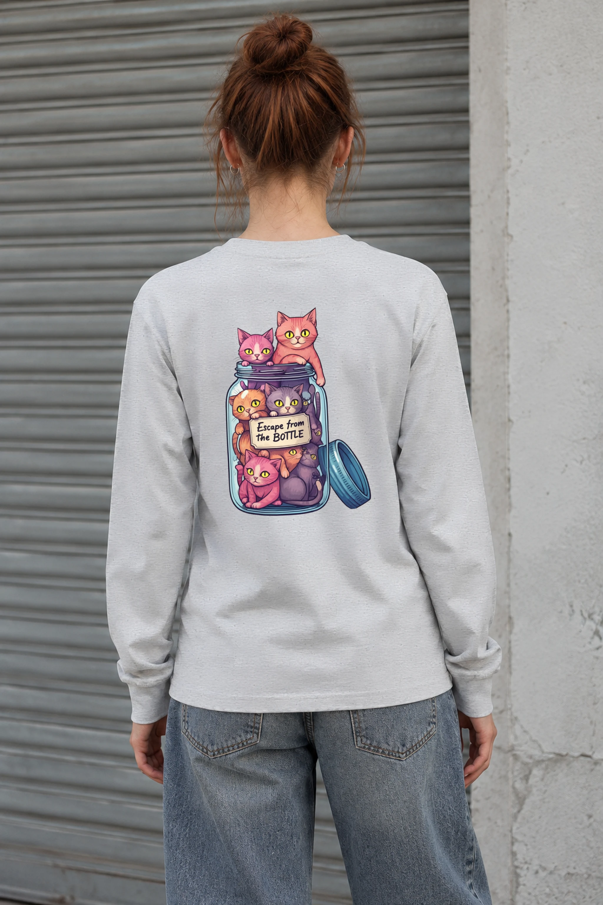 "Escape From The Bottle" Unisex Longsleeve T-shirt