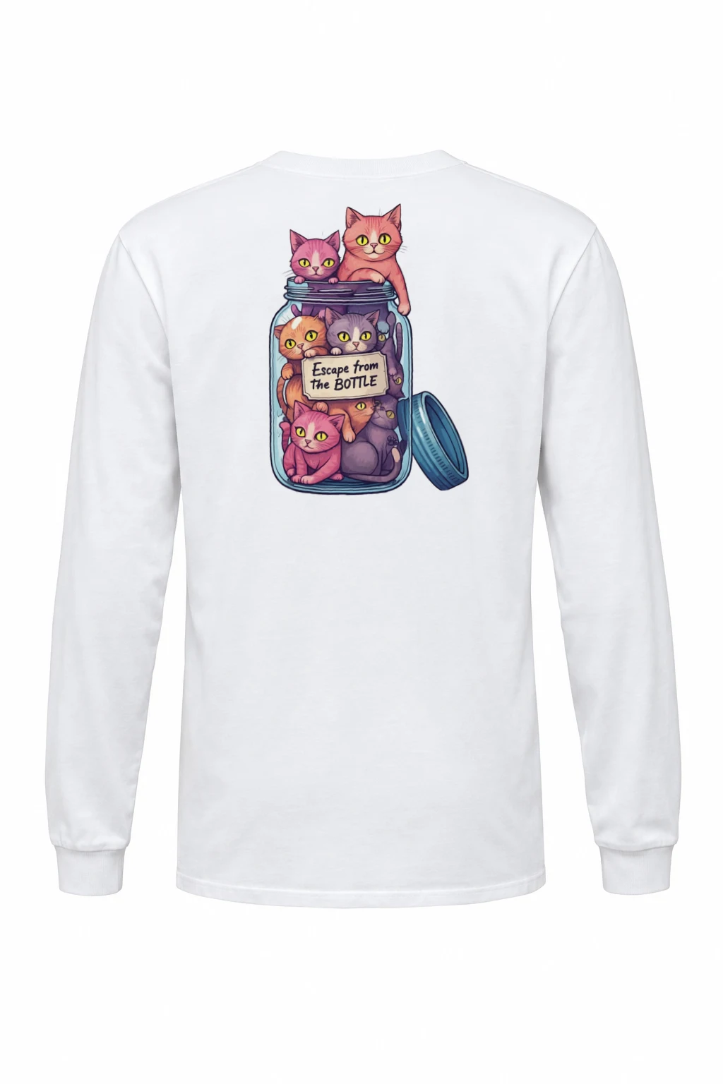 "Escape From The Bottle" Unisex Longsleeve T-shirt | Gildan 2400