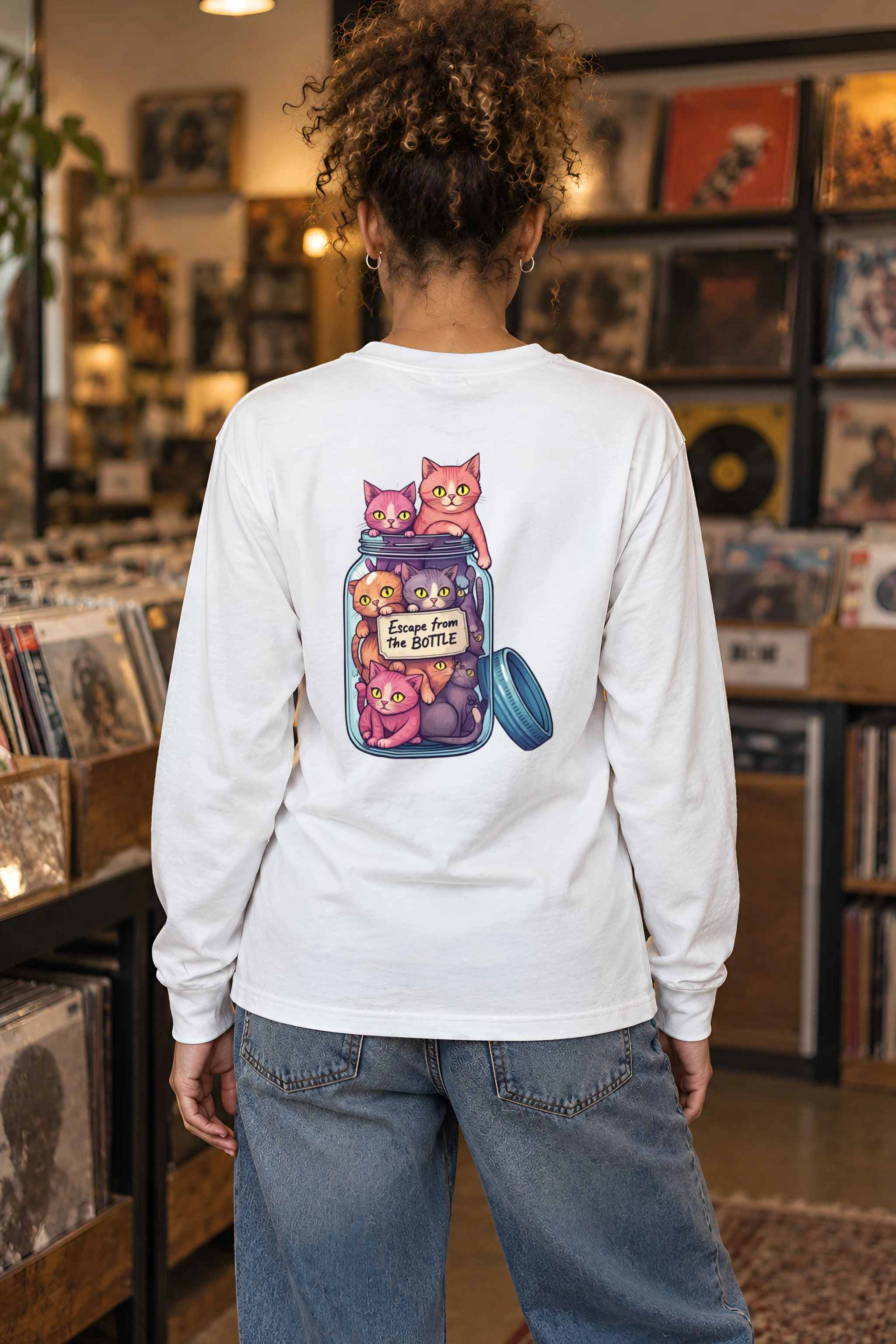 "Escape From The Bottle" Unisex Longsleeve T-shirt