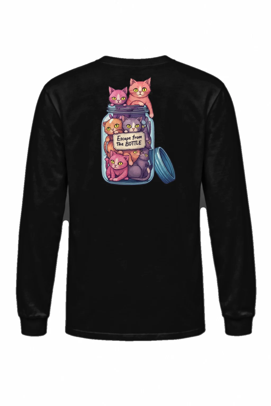 "Escape From The Bottle" Unisex Longsleeve T-shirt | Gildan 2400