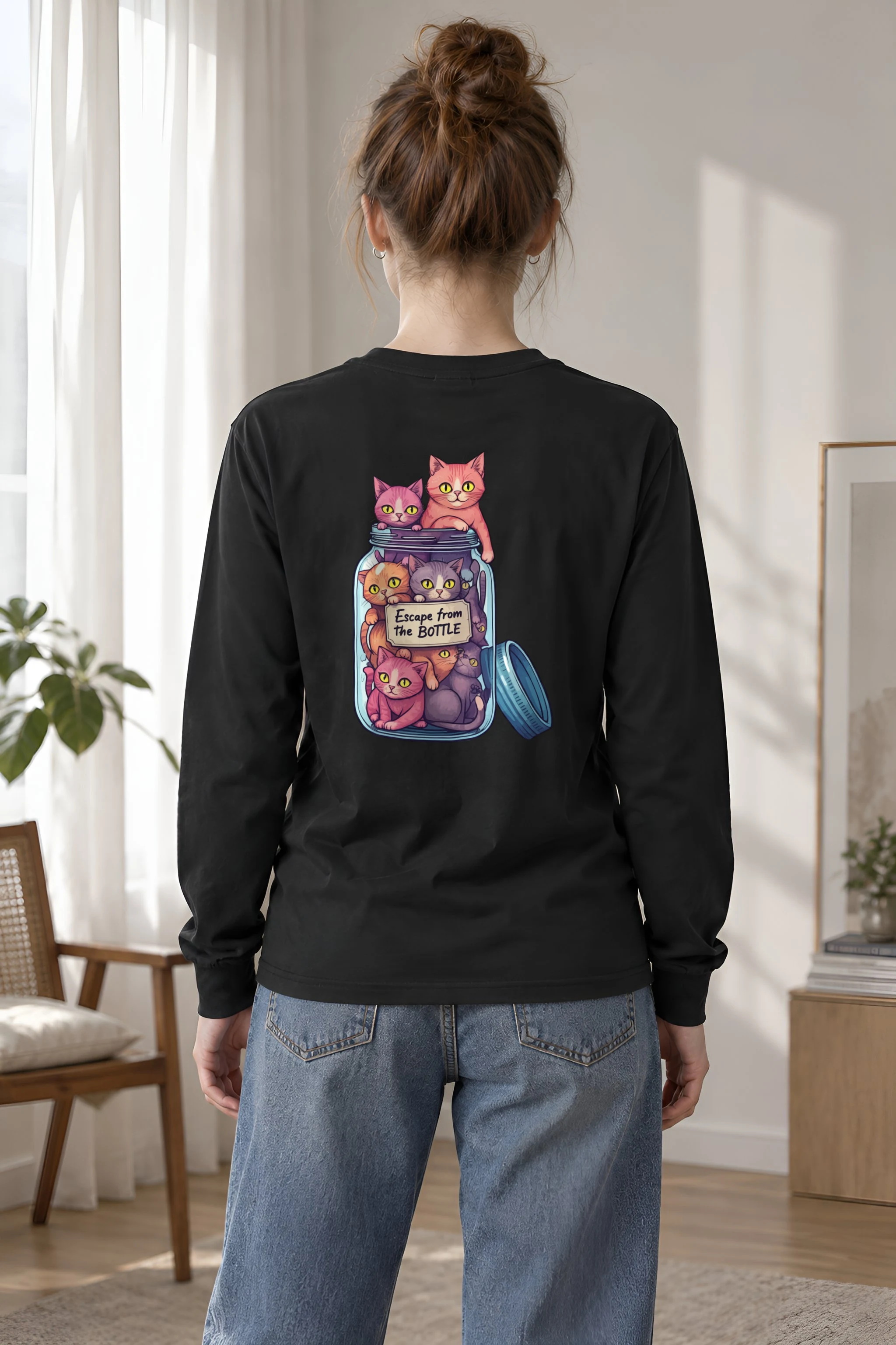 "Escape From The Bottle" Unisex Longsleeve T-shirt