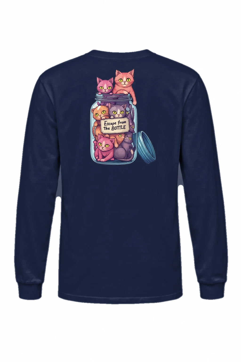 "Escape From The Bottle" Unisex Longsleeve T-shirt | Gildan 2400