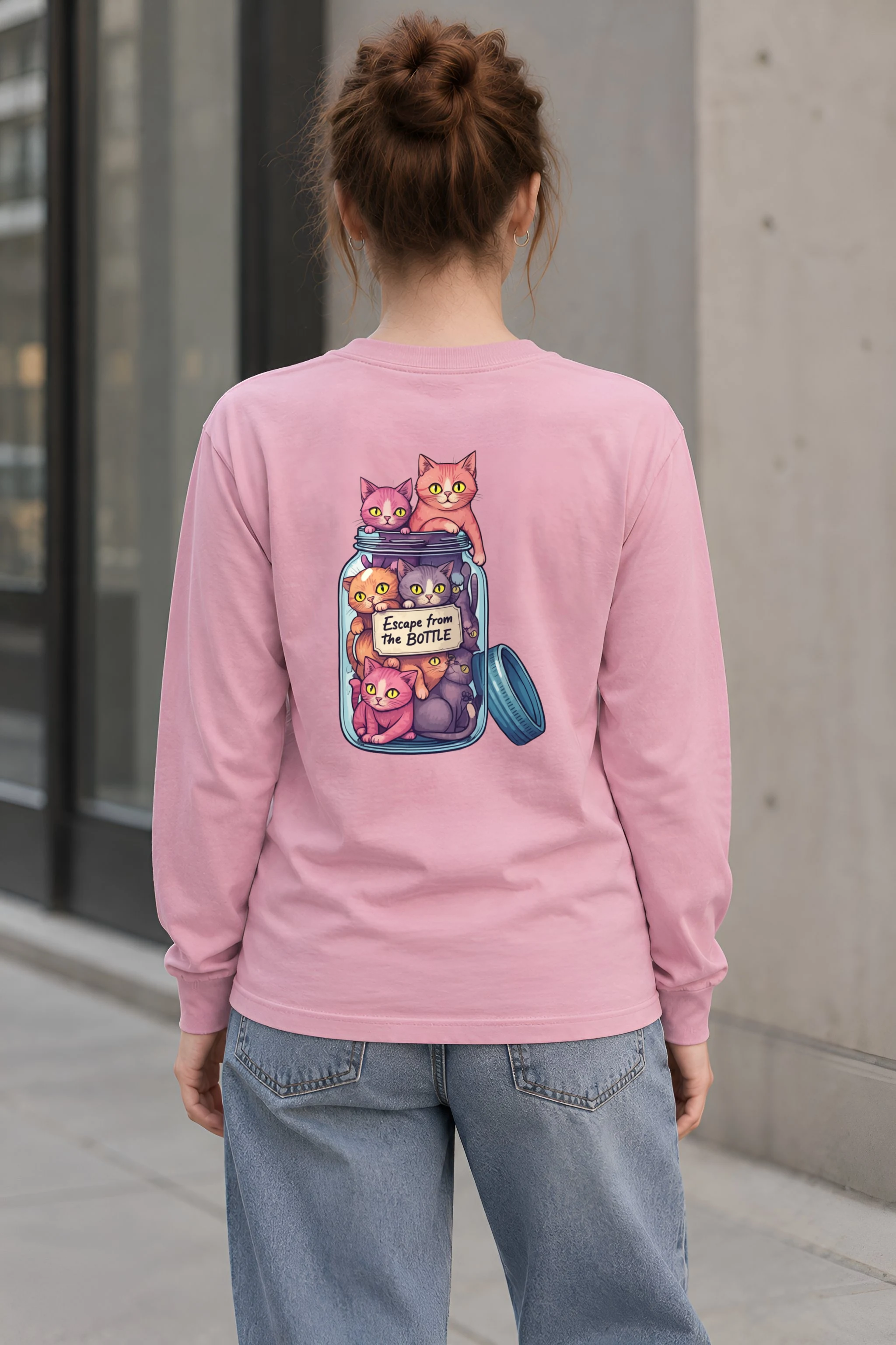 "Escape From The Bottle" Unisex Longsleeve T-shirt
