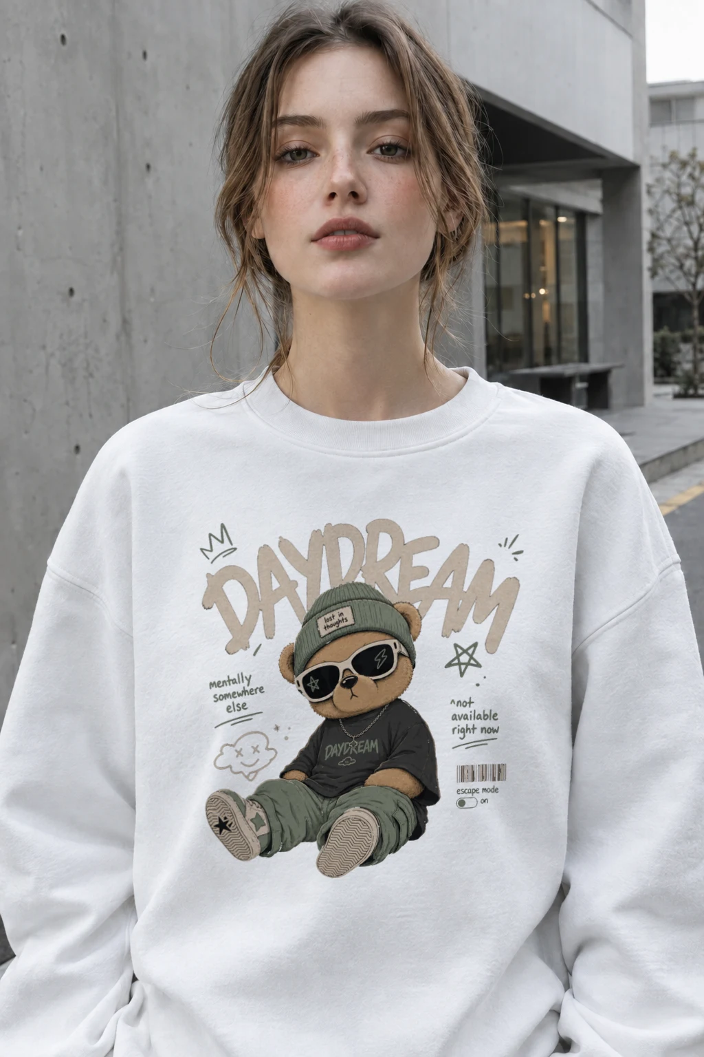 "Escape Mode" Heavy Blend Unisex Crewneck Sweatshirt | Gildan 18000