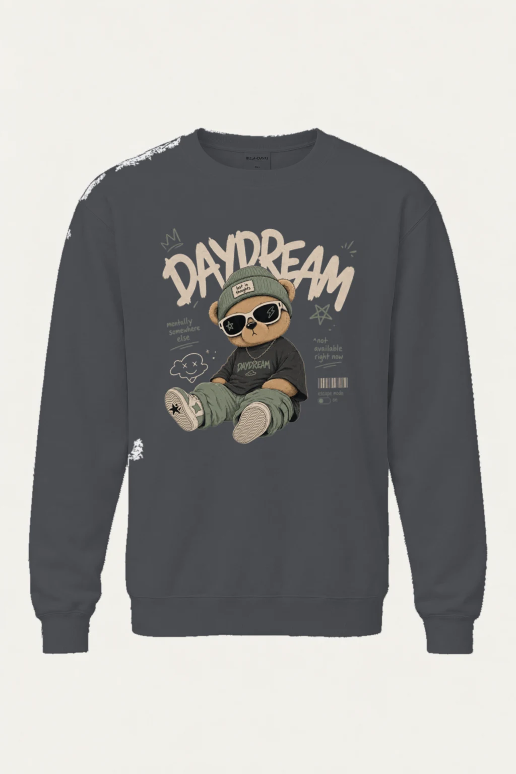 "Escape Mode" Unisex Sponge Fleece Crewneck Sweatshirt | Bella + Canvas 3901