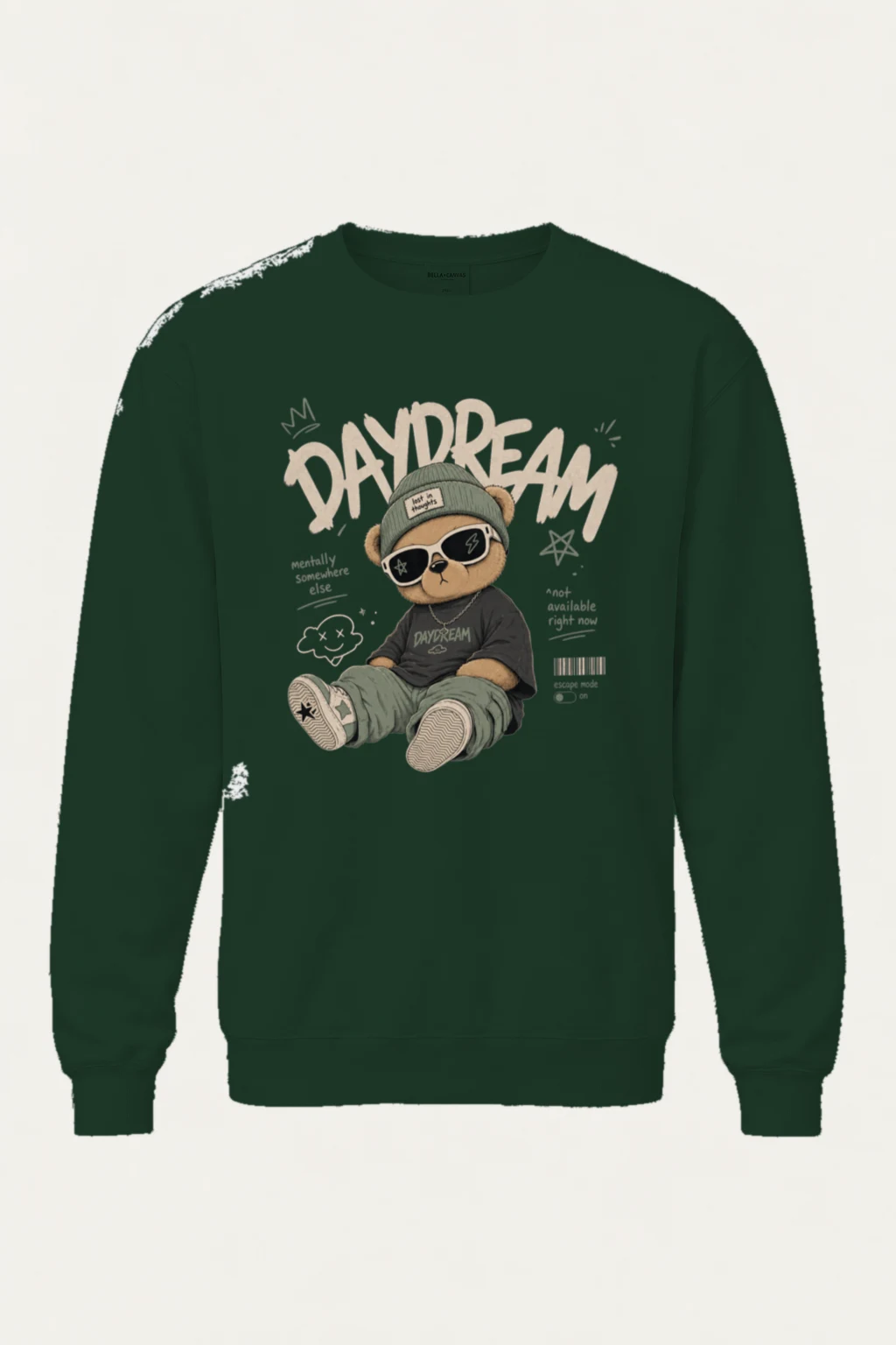 "Escape Mode" Unisex Sponge Fleece Crewneck Sweatshirt | Bella + Canvas 3901