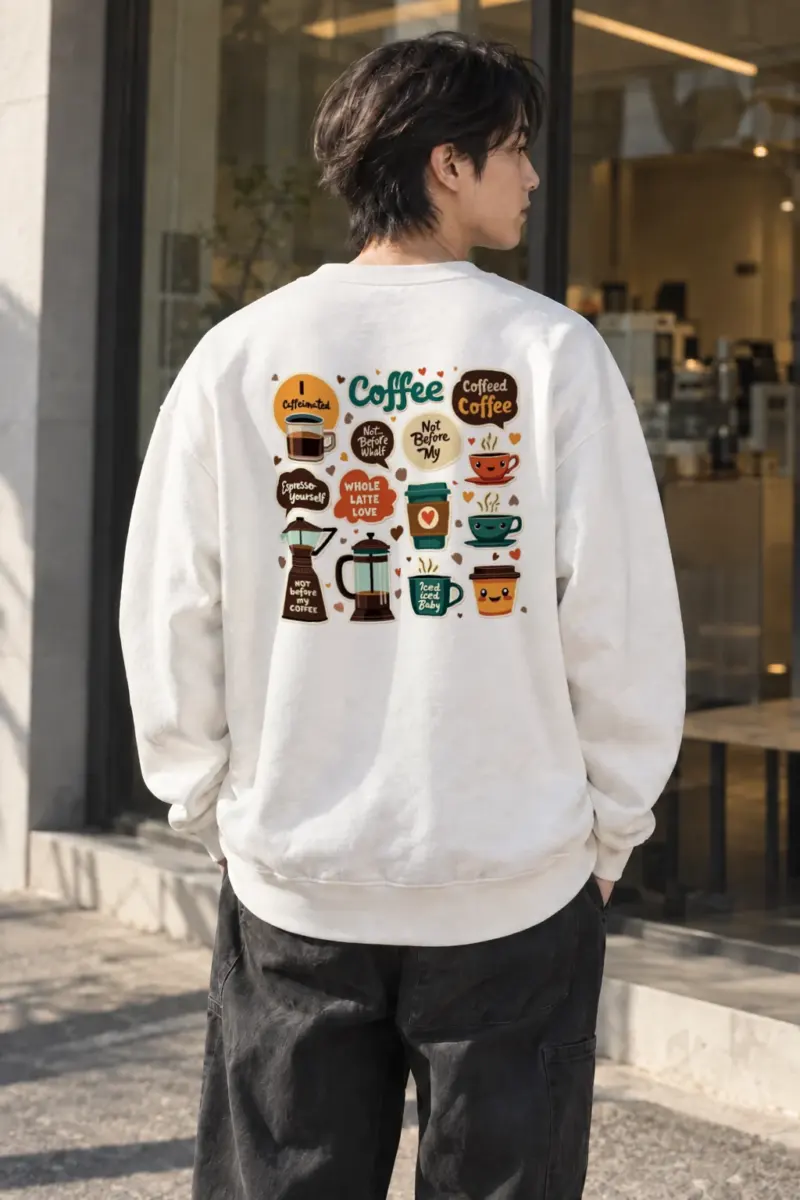 "Espresso Yourself" Heavy Blend Unisex Crewneck Sweatshirt | Gildan 18000