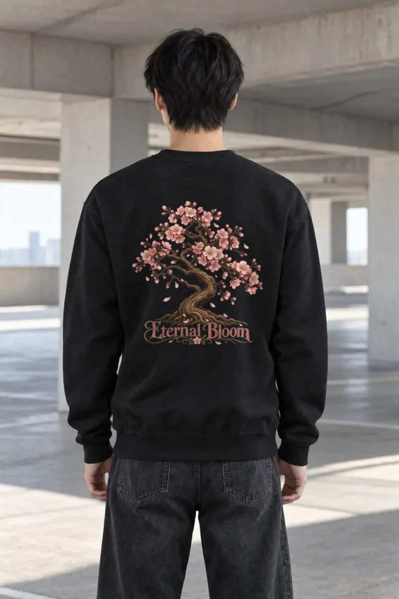 "Eternal Bloom" Heavy Blend Unisex Crewneck Sweatshirt | Gildan 18000