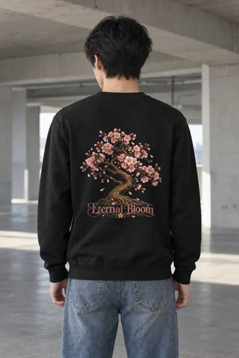 "Eternal Bloom" Heavy Blend Unisex Crewneck Sweatshirt