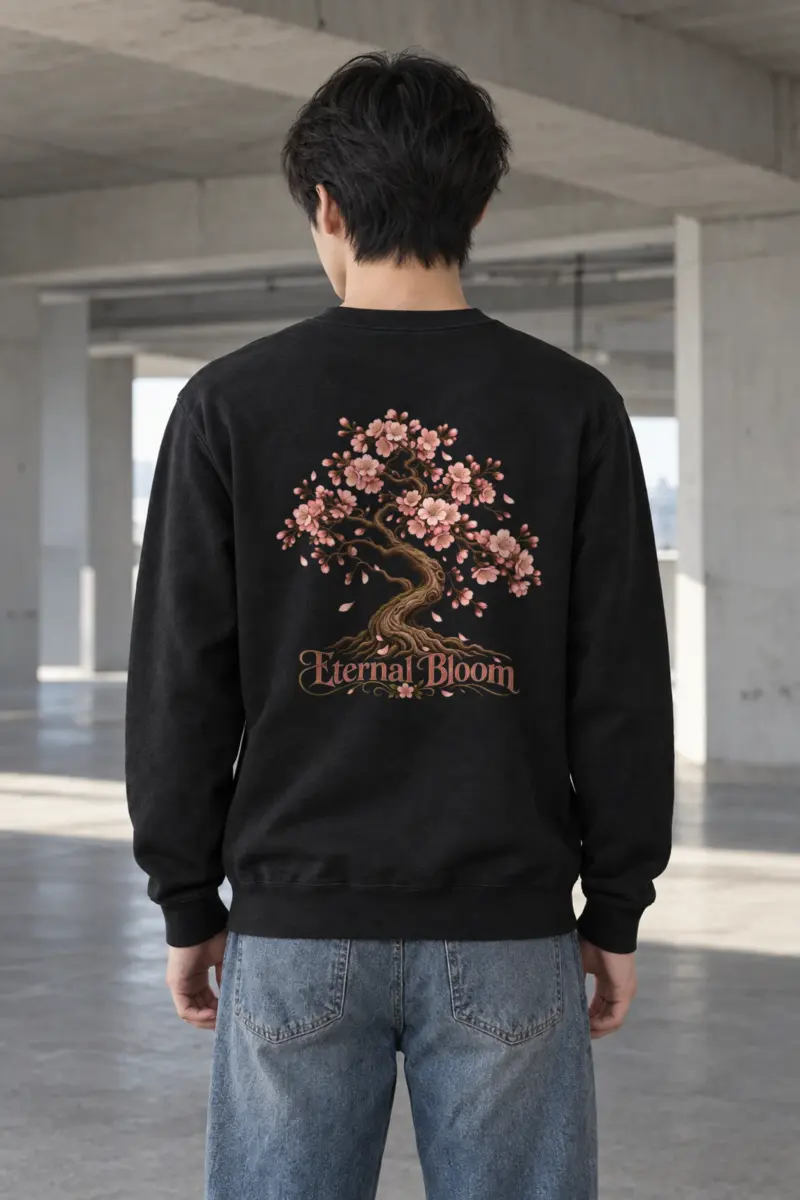 "Eternal Bloom" Heavy Blend Unisex Crewneck Sweatshirt