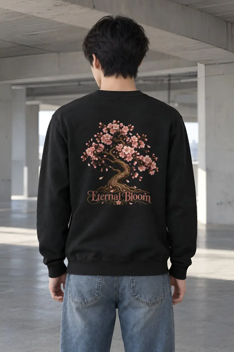 "Eternal Bloom" Heavy Blend Unisex Crewneck Sweatshirt