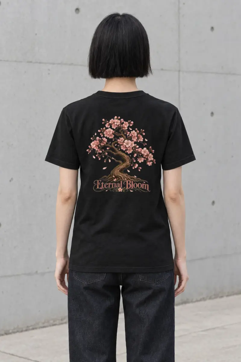 "Eternal Bloom" Heavyweight Unisex Crewneck T-shirt | Gildan 5000