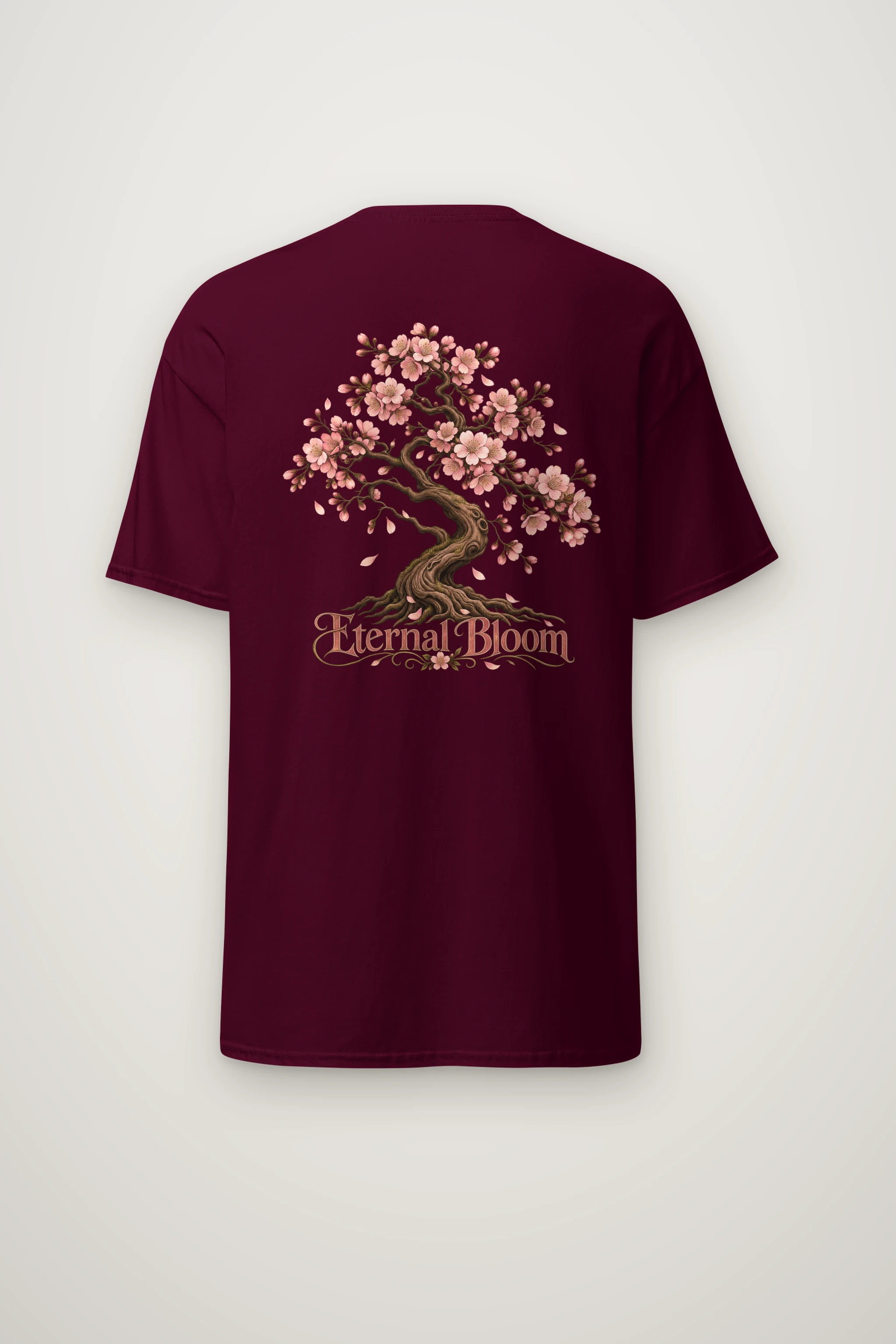 "Eternal Bloom" Heavyweight Unisex Crewneck T-shirt
