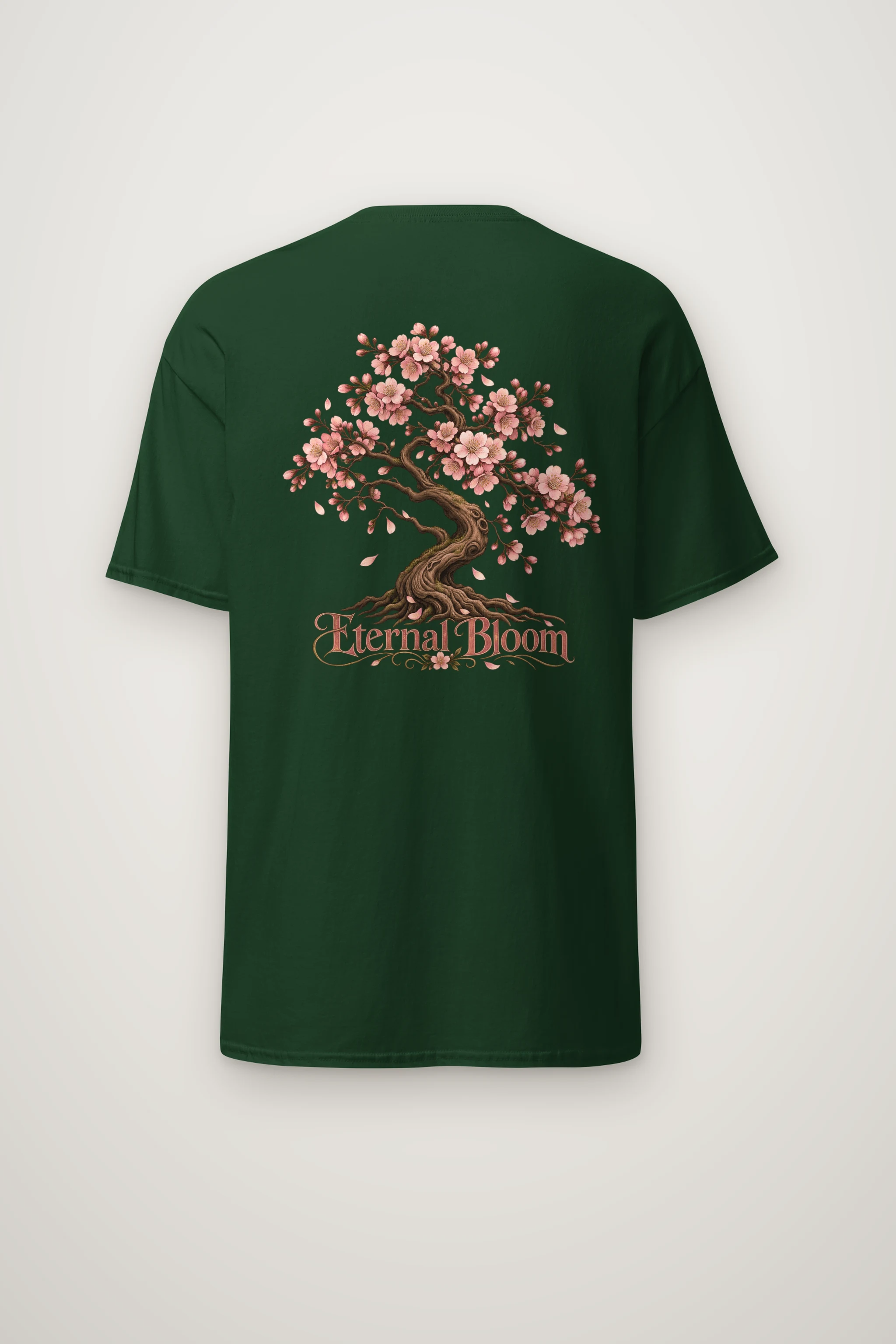 "Eternal Bloom" Heavyweight Unisex Crewneck T-shirt