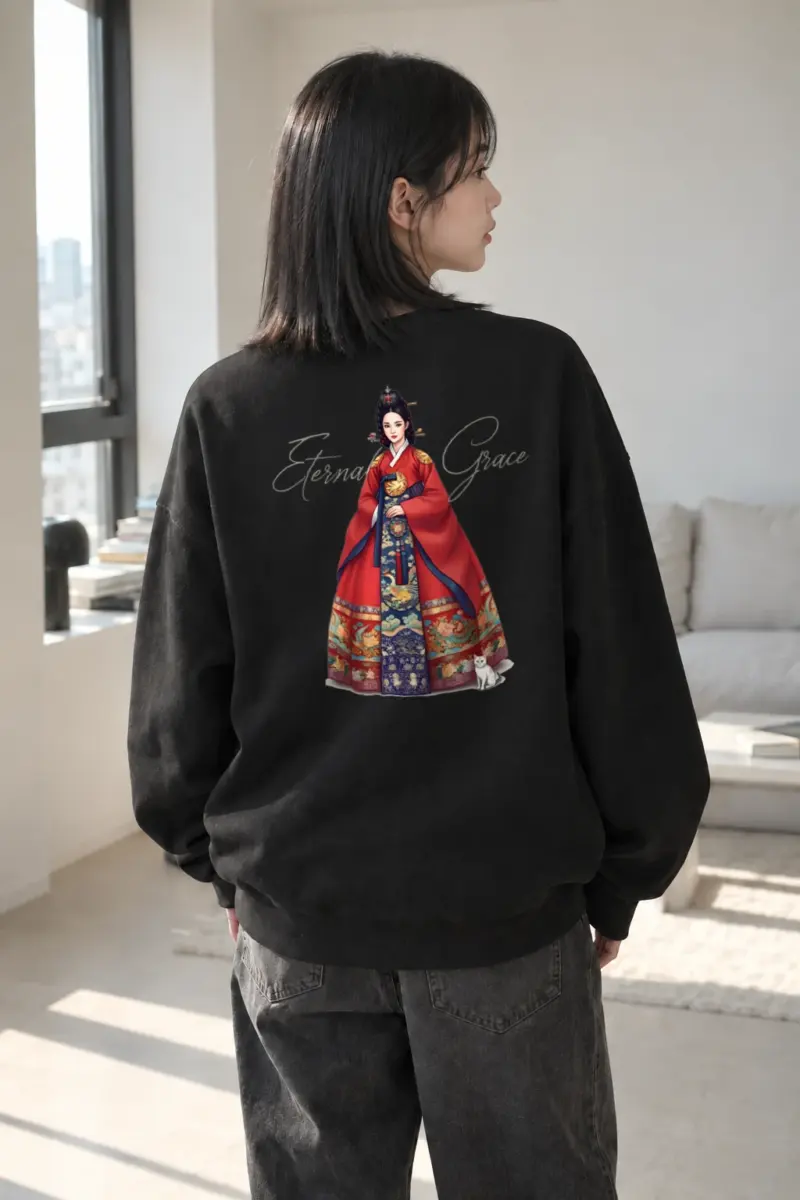 "Eternal Grace" Heavy Blend Unisex Crewneck Sweatshirt | Gildan 18000