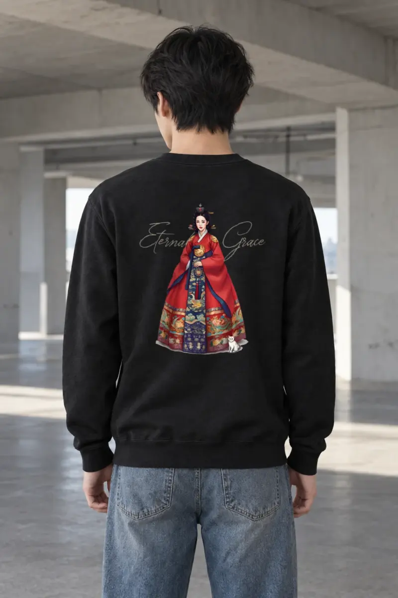 "Eternal Grace" Heavy Blend Unisex Crewneck Sweatshirt