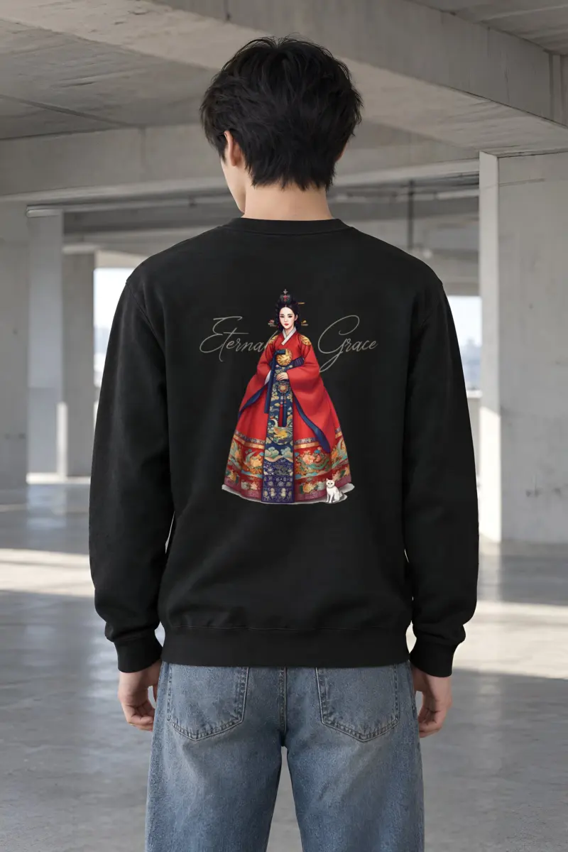 "Eternal Grace" Heavy Blend Unisex Crewneck Sweatshirt