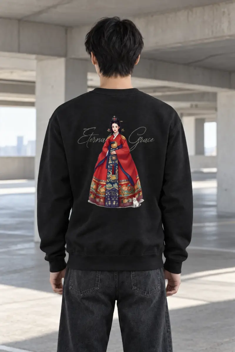 "Eternal Grace" Heavy Blend Unisex Crewneck Sweatshirt