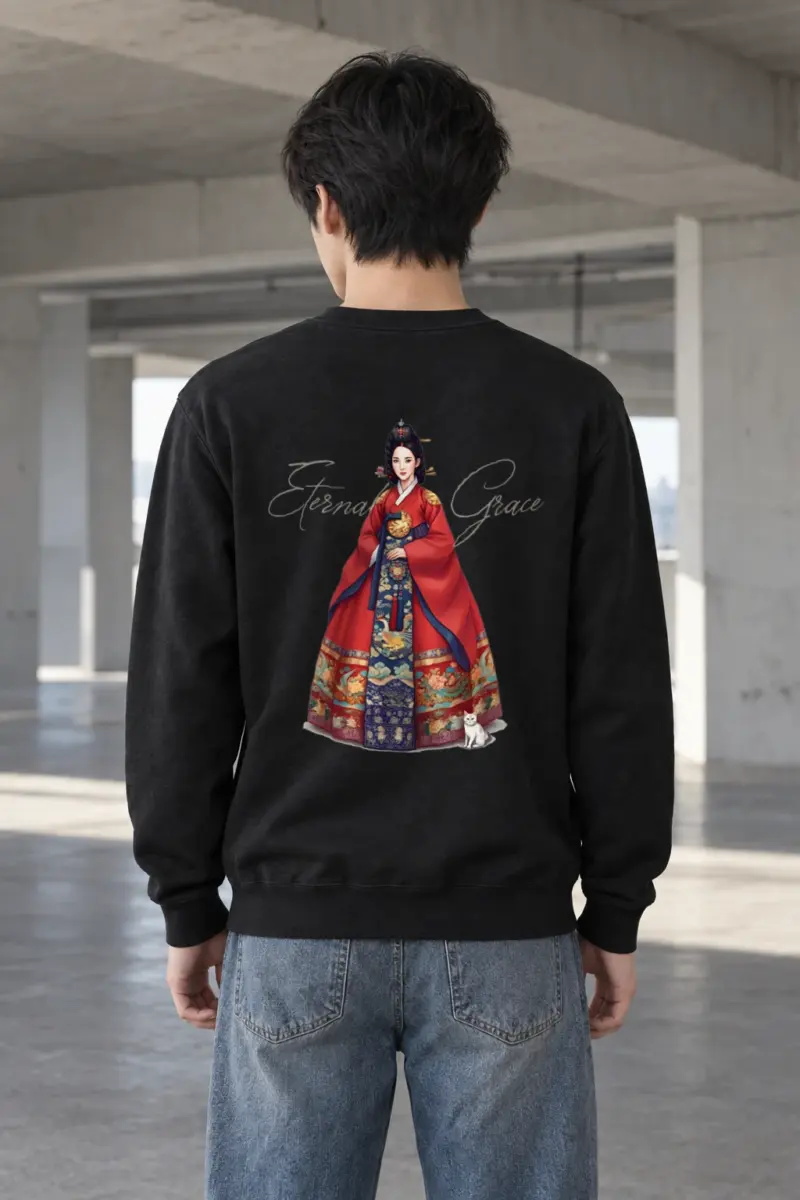 "Eternal Grace" Heavy Blend Unisex Crewneck Sweatshirt