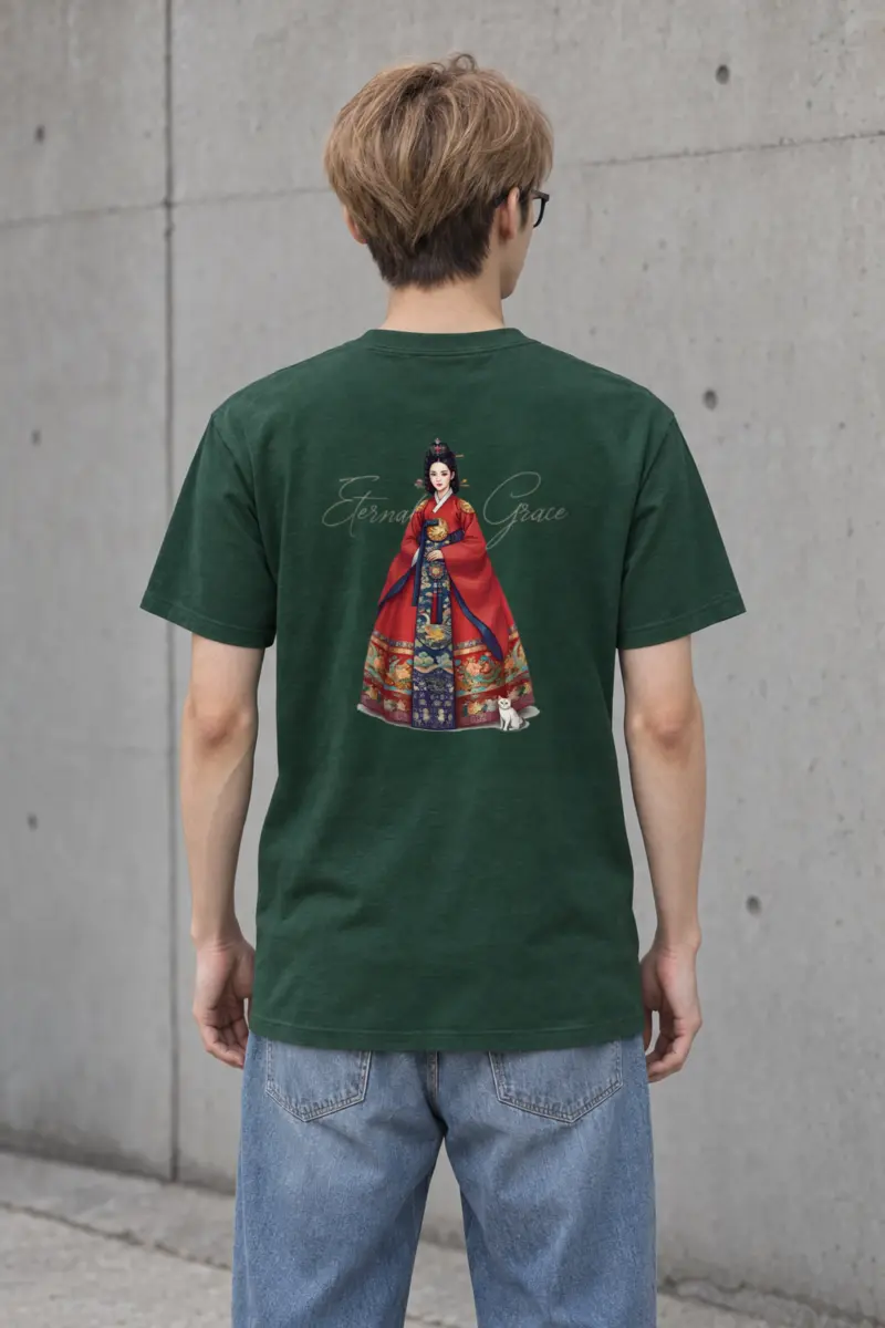 "Eternal Grace" Heavyweight Unisex Crewneck T-shirt